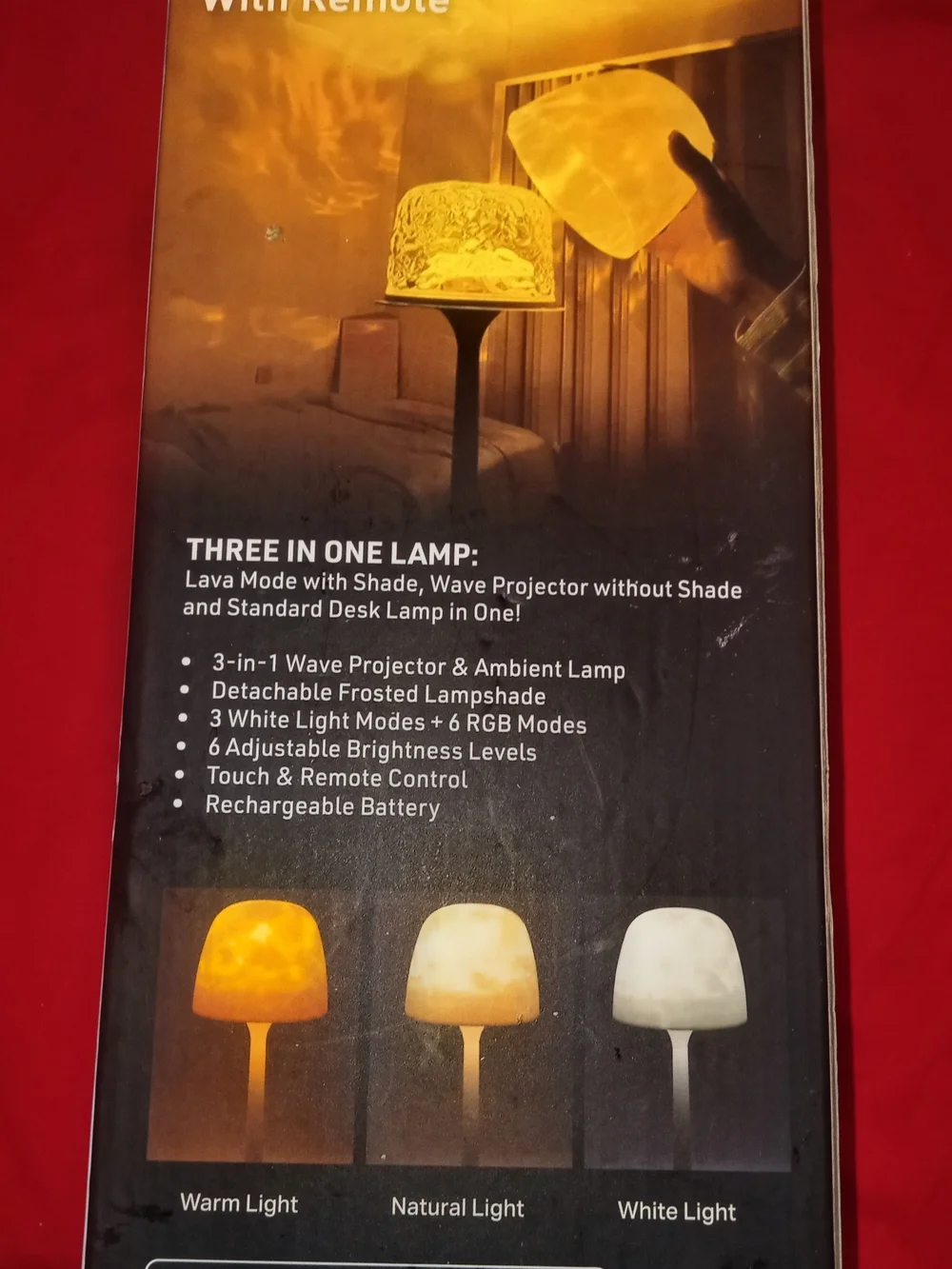 Lava Wave Projector Lamp -  Ambient LED Mood Light